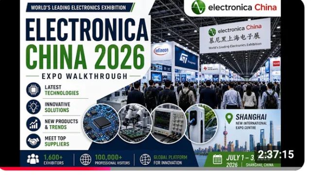 Electronica China Shanghai 2026 | Electronics Suppliers, Innovations & Full Expo Walkthrough + Names