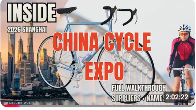 China Bicycle Expo 2026 Full Walkthrough | New Designs & Products Include Suppliers