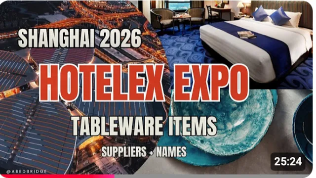 The Hotelex 34th Shanghai International Hotel and Catering Industry Expo | Tableware Items